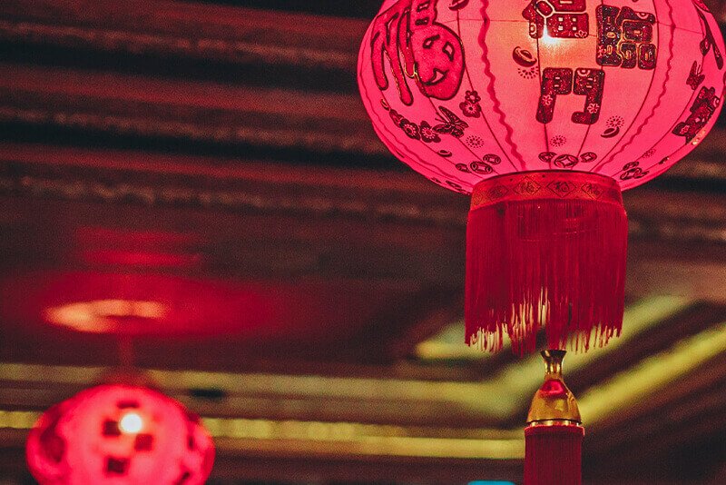 golden monkey ubud ambience with lampion